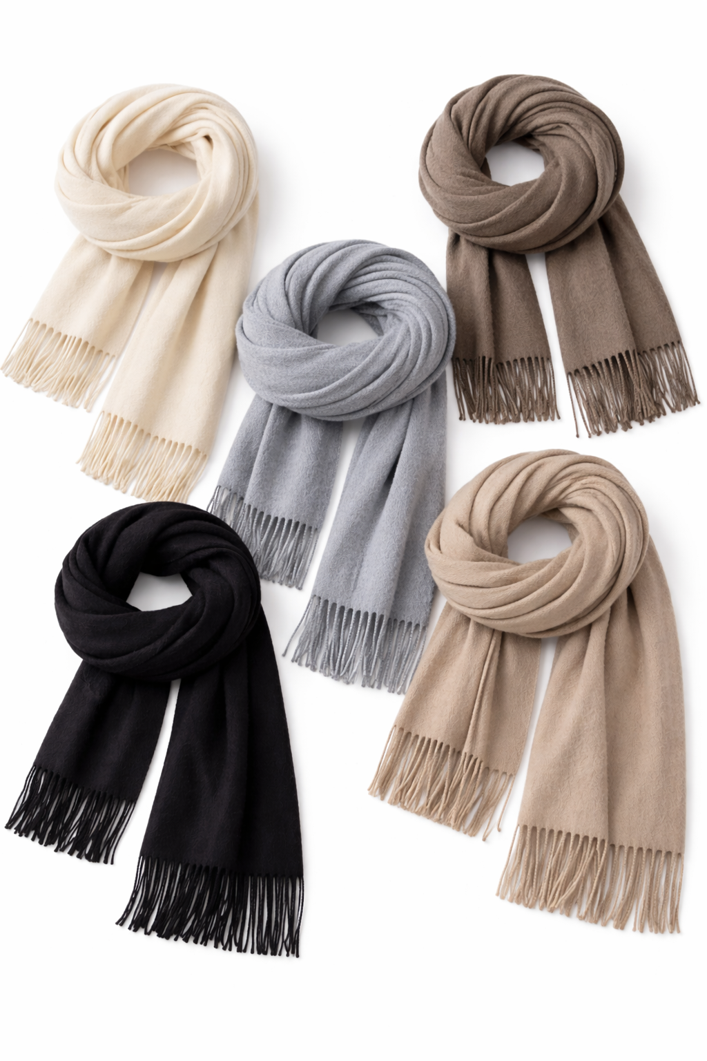 Pure Cashmere Oversized Scarf