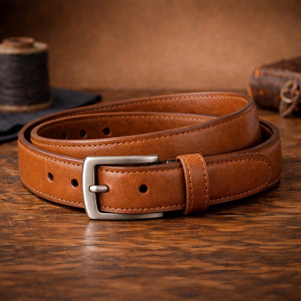 Heritage Full-Grain Leather Belt - Image 2